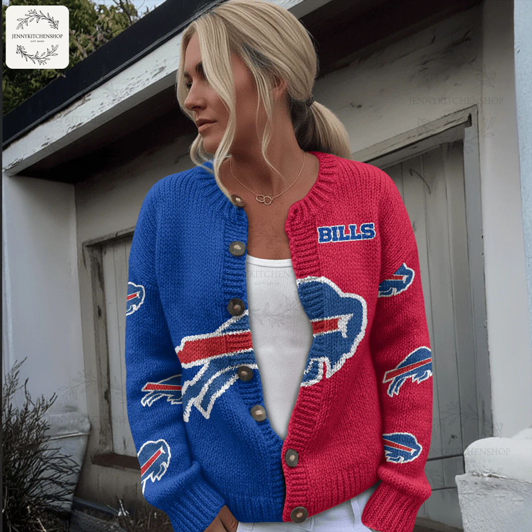 Buffalo Bills Cardigan Sweater