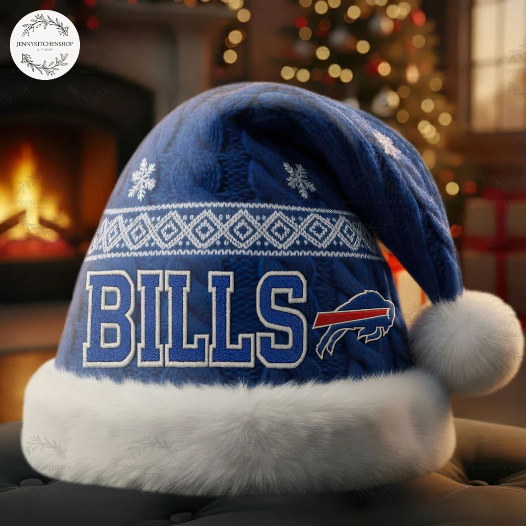 Buffalo Bills New 2025 Christmas Santa Hat