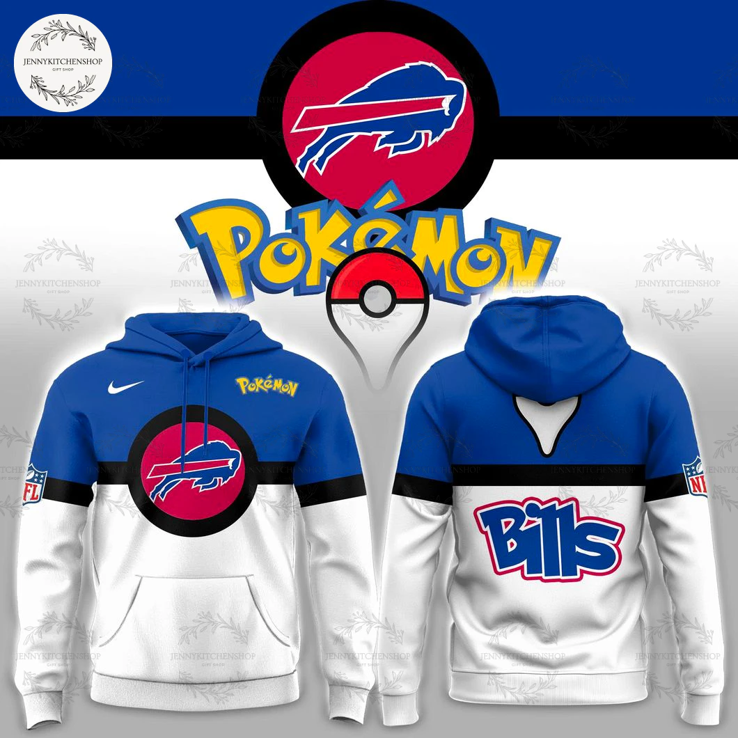 Buffalo Bills x Pokemon Fans Go Hoodie