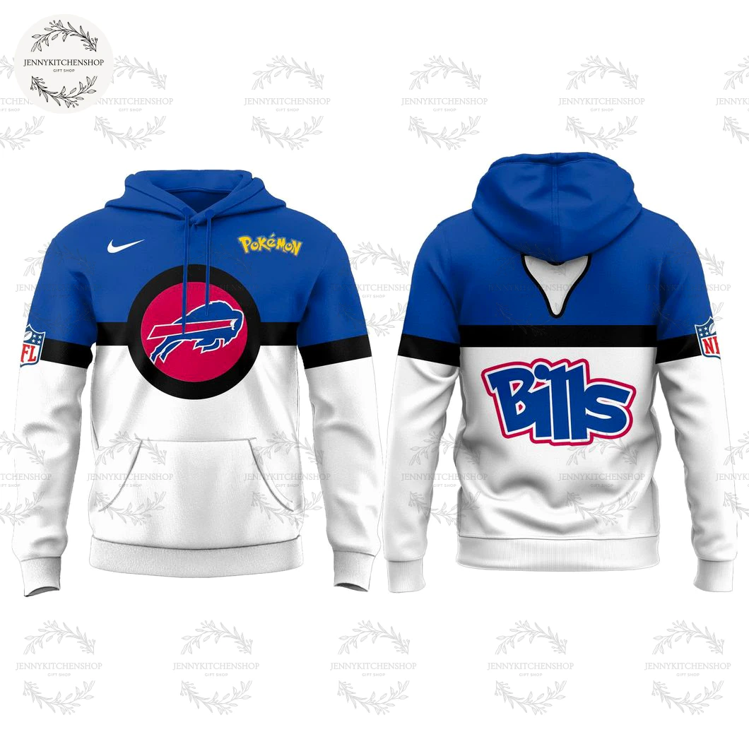 Buffalo Bills x Pokemon Fans Go Hoodie