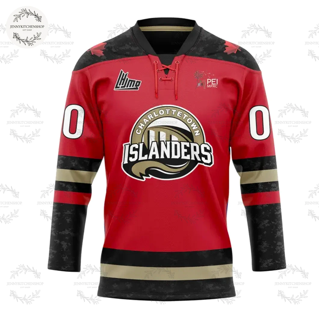 Charlottetown Islanders 2025 Military Night Limited Hockey Jersey