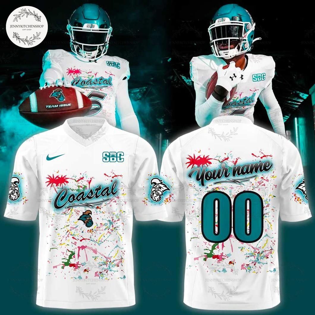Coastal Carolina Football Glow mode Activated Limited 2025 Football Jersey