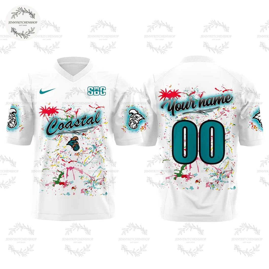 Coastal Carolina Football Glow mode Activated Limited 2025 Football Jersey