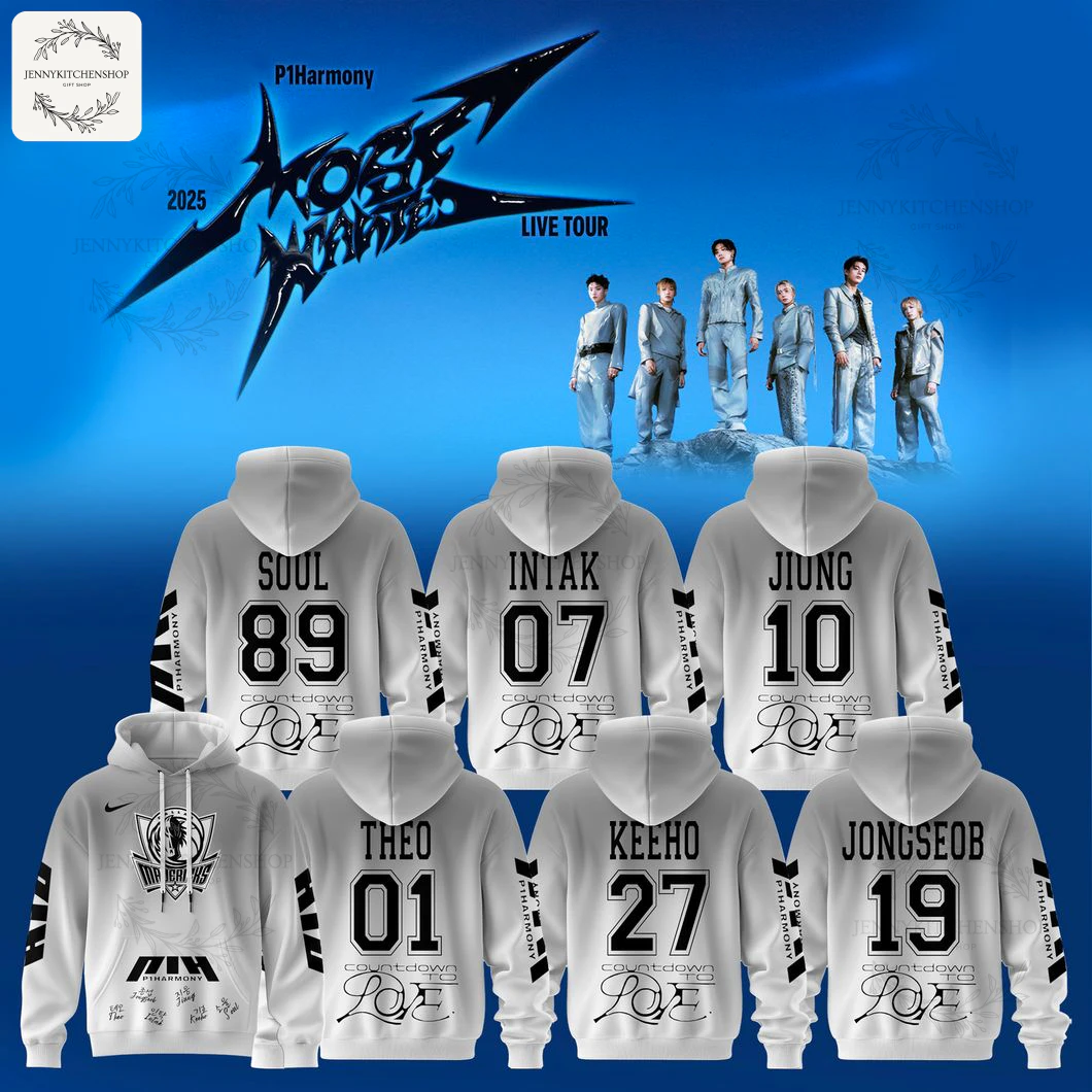 Dallas Mavericks x P1Harmony Most Want Tour 2025 Hoodie