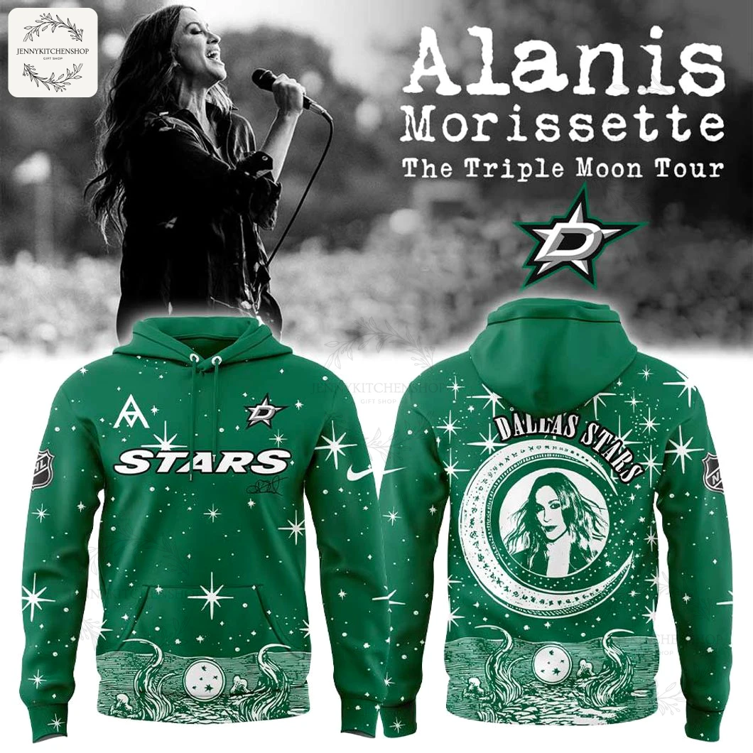 Dallas Stars x Alanis Morissette The Triple Moon Tour 2025 Hoodie