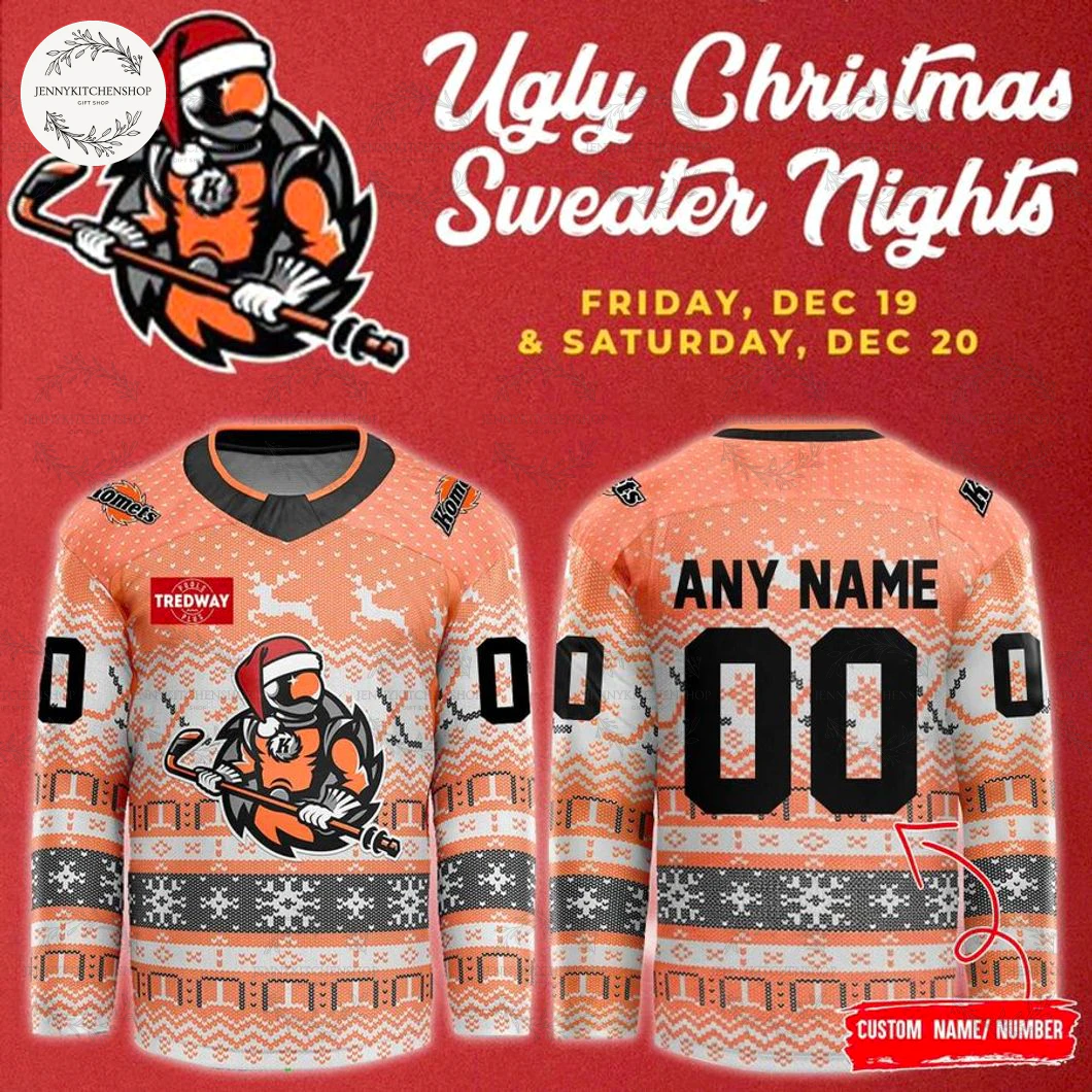 Fort Wayne Komets Ugly Christmas Night 2025 Limited Jersey Fort Wayne Komets Ugly Christmas Night 2025 Limited Jersey