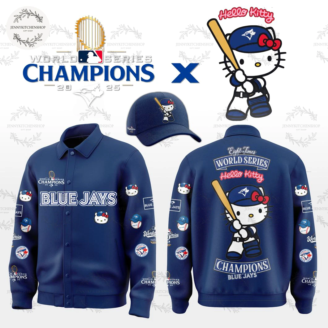 Hello Kitty x Toronto Blue Jays World Series 2025 Champs Limited Jacket