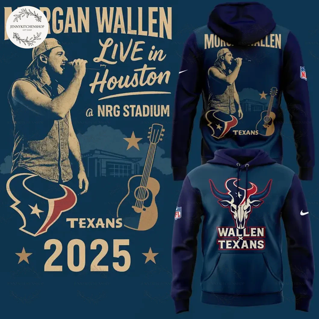 Houston Texans x Morgan Wallen Limited Editions Hoodie