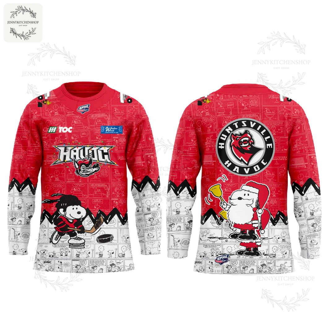 Huntsville Havoc x Peanuts 2025 Limited Edition Hockey Jersey