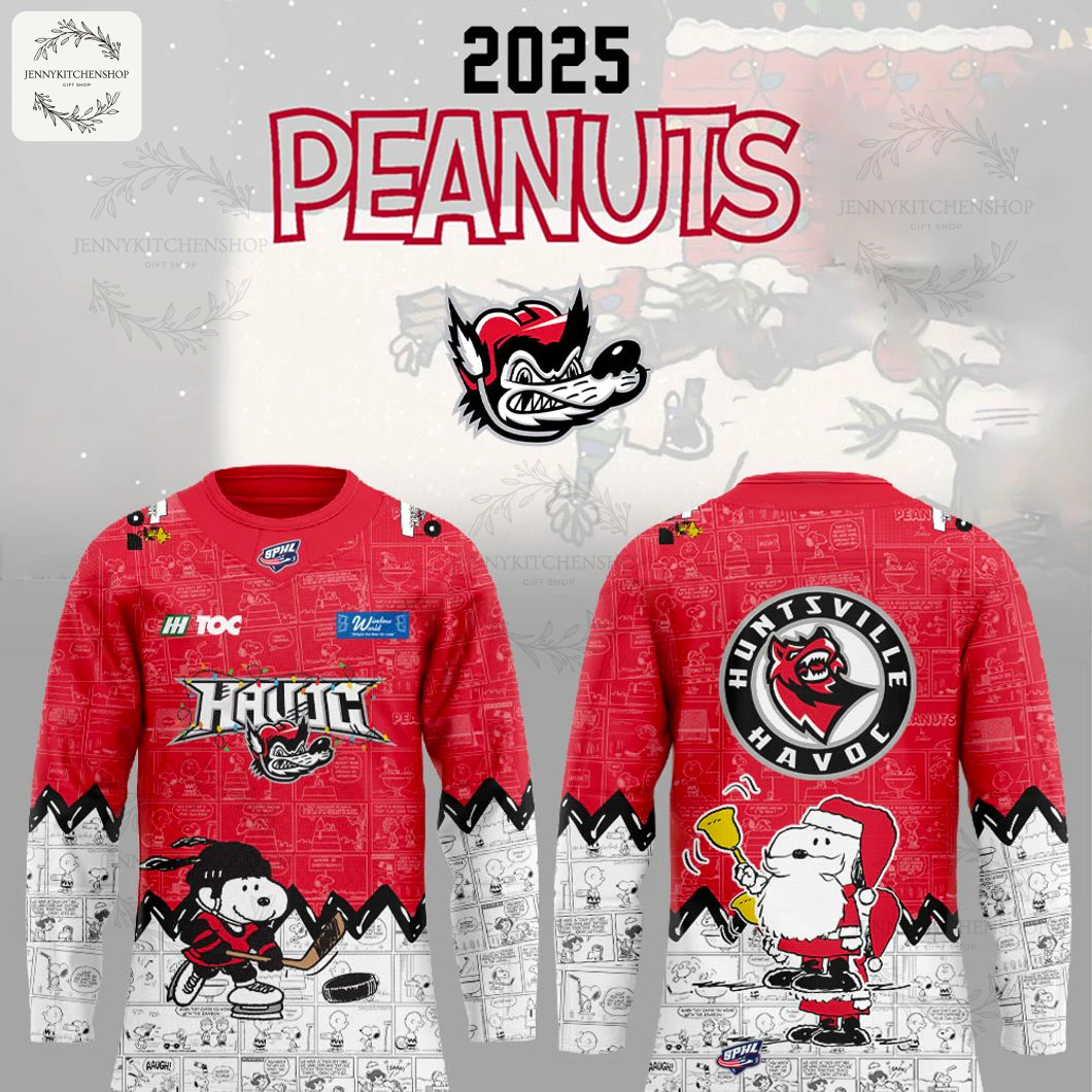 Huntsville Havoc x Peanuts 2025 Limited Edition Hockey Jersey