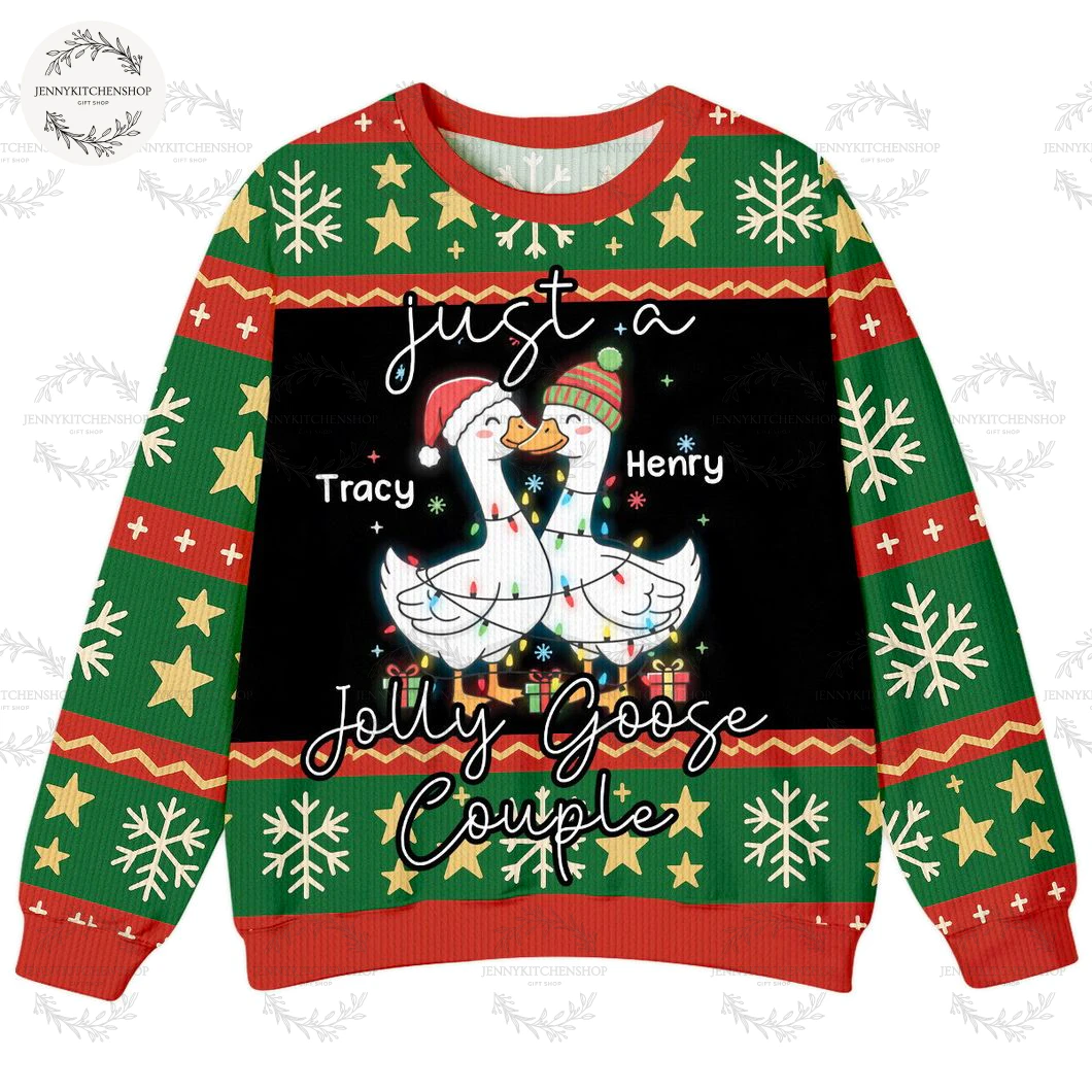 Jolly Goose Couple Custom Pajamas Set