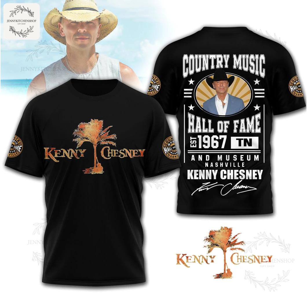 Kenny Chesney Country Music Hall Of Fram 1967-2025 T-Shirt