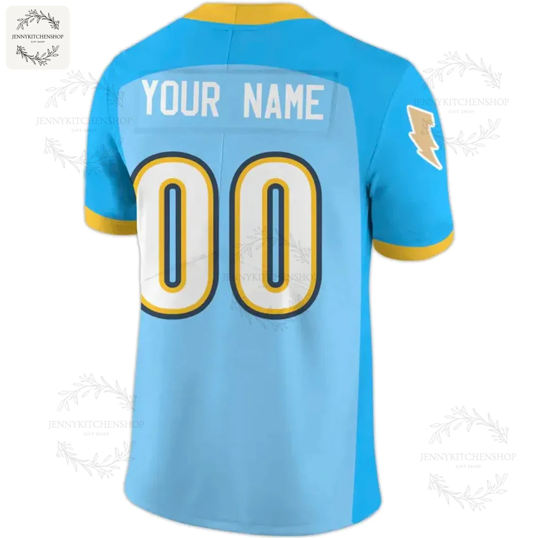 Back View of the Kent State Golden Flashes 2025 Football Jersey Back angle view of the customizable Kent State 2025 football jersey with 'YOUR NAME' placeholder and number 00.