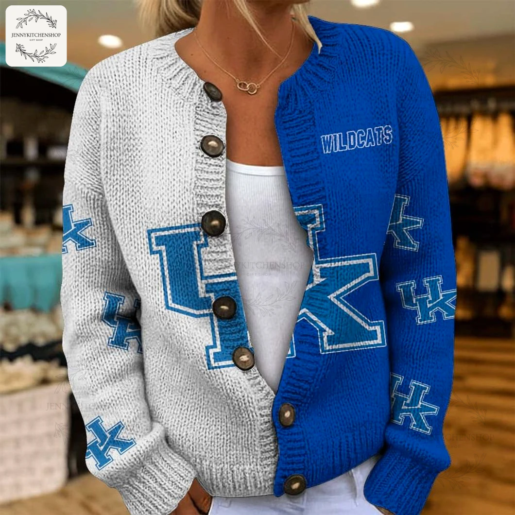 Kentucky Wildcats For Girl Cardigan Sweater