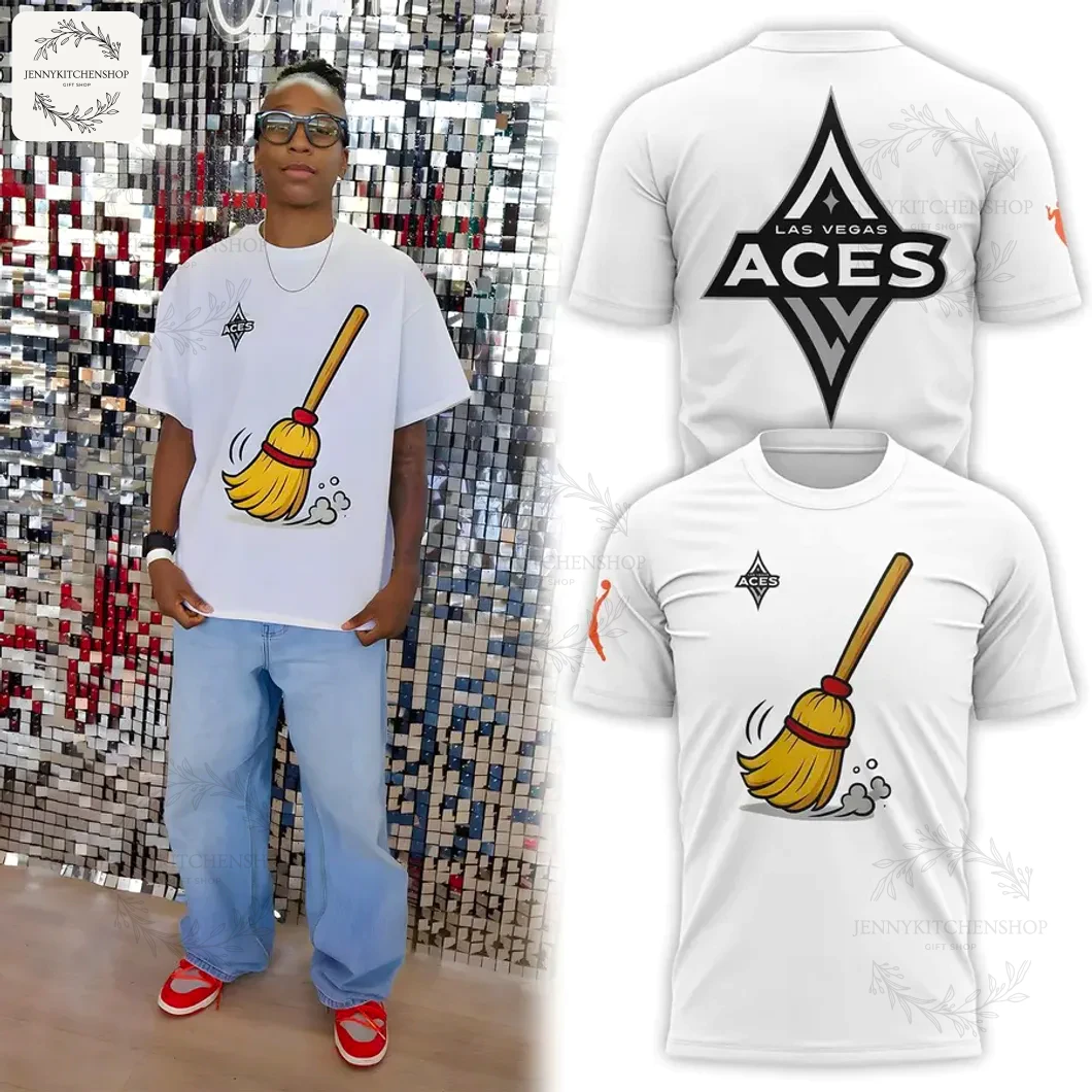Las Vegas Aces Broom Limited T-Shirt
