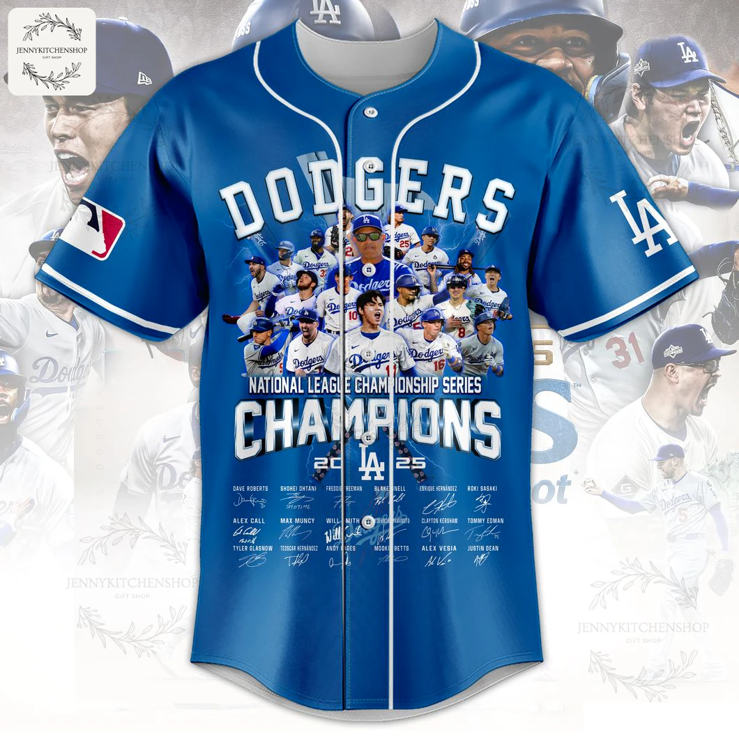 Limited La Dodgers 2025 Nlcs Champions Jersey 2