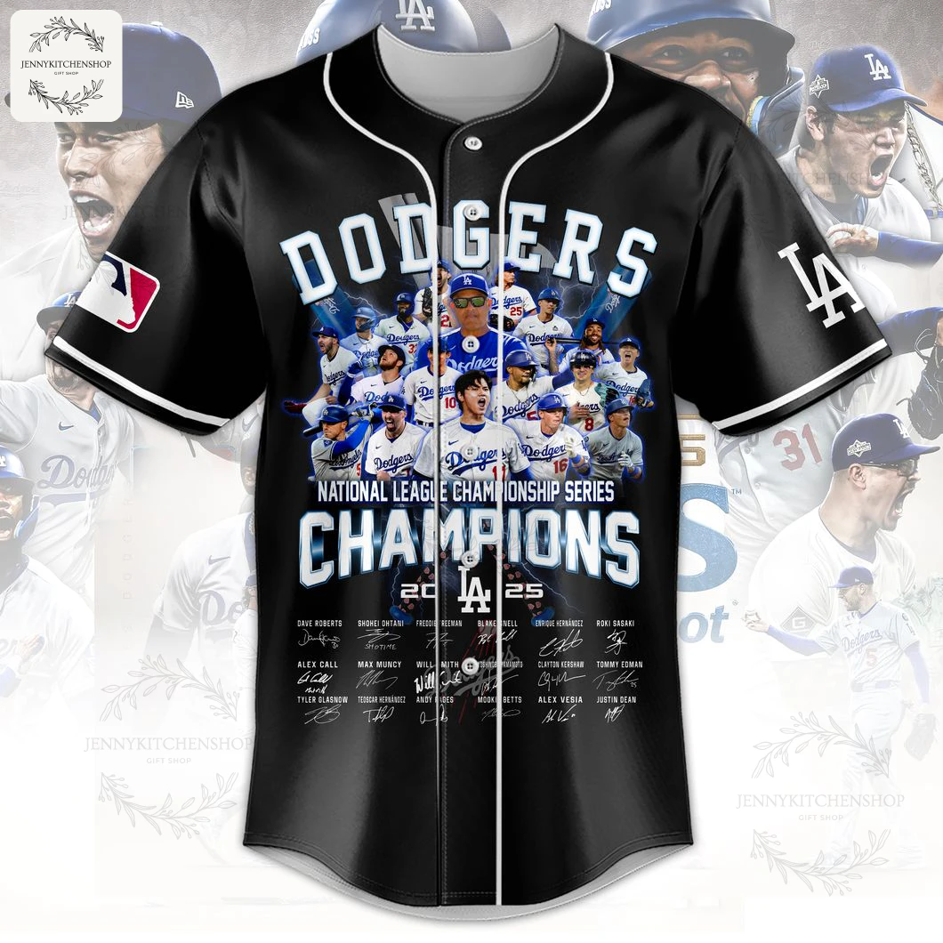 Limited La Dodgers 2025 Nlcs Champions Jersey 3