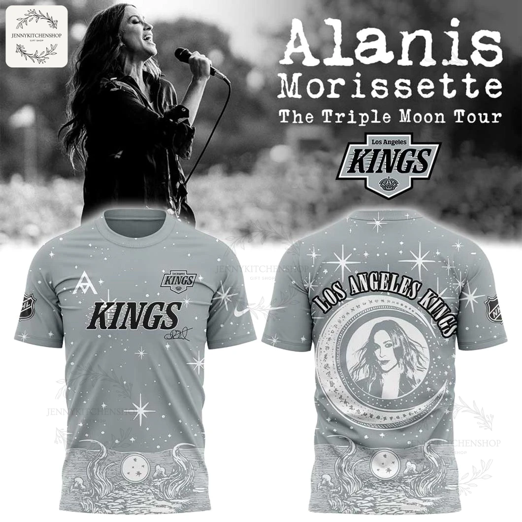 Los Angeles Kings X Alanis Morissette The Triple Moon Tour 2025 Hoodie 3