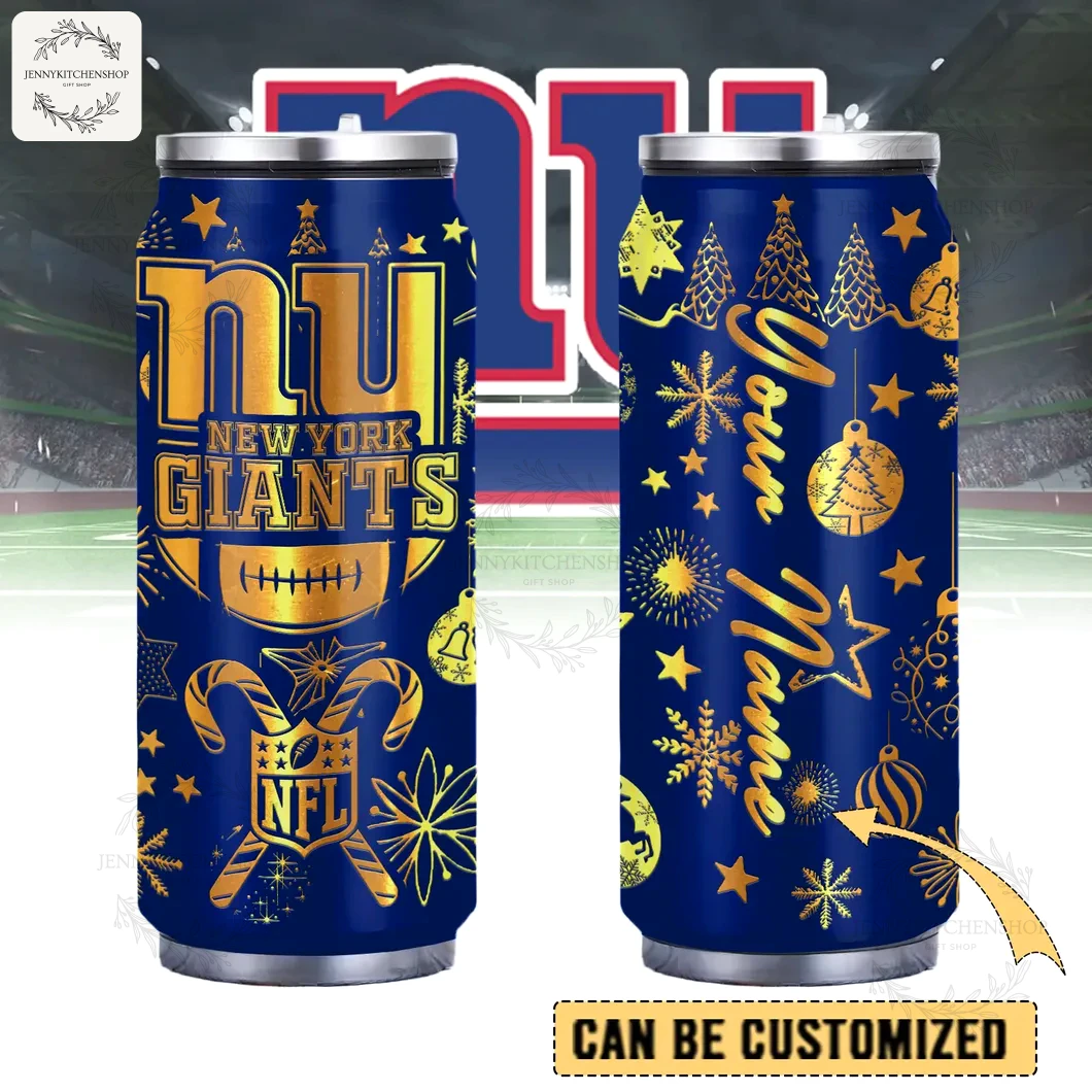 New York Giants X Christmas Can Shaped Tumbler 1