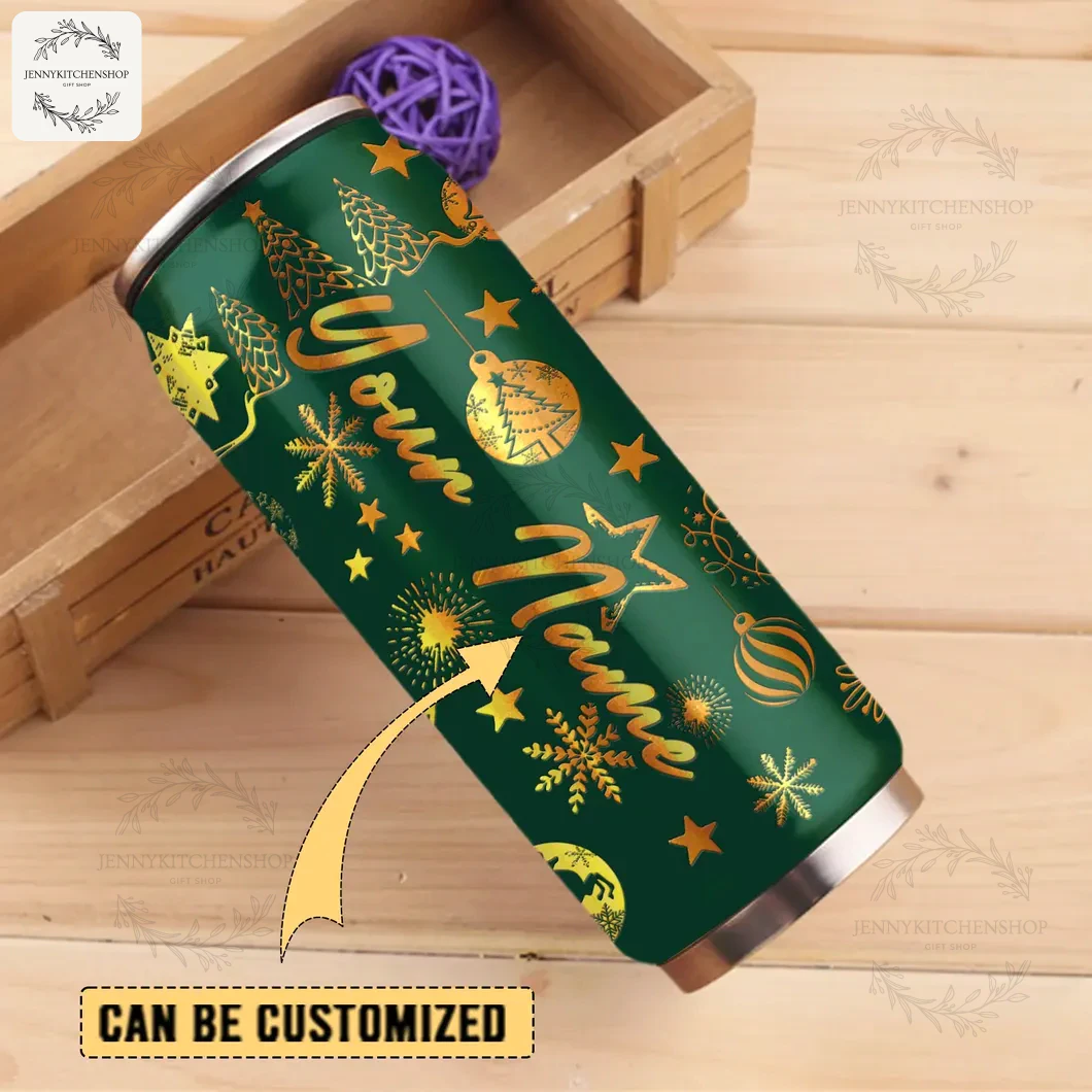 New York Jets X Christmas Can Shaped Tumbler 3