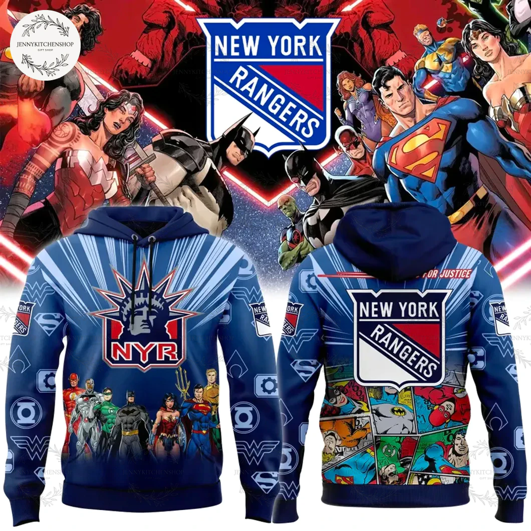New York Rangers DC Comics Limited Edition 2025 Hoodie
