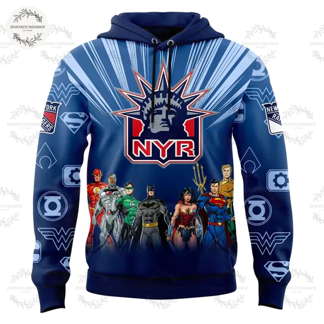 New York Rangers DC Comics Limited Edition 2025 Hoodie