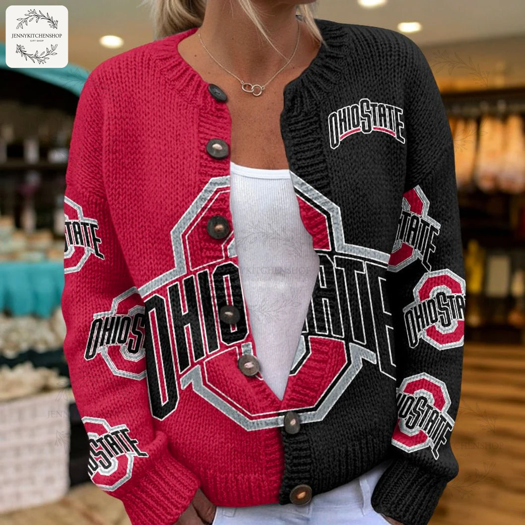 Ohio State Buckeyes Cozy Cardigan