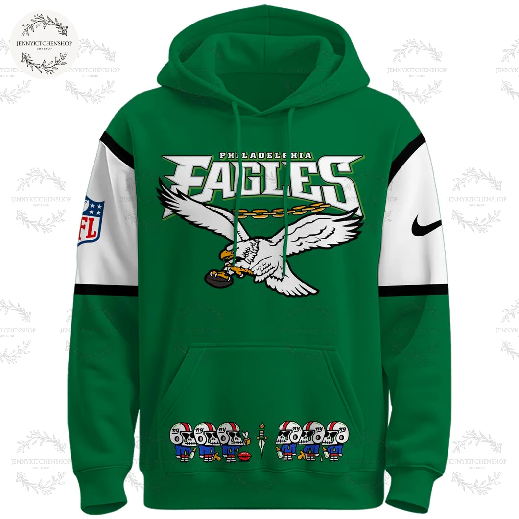 Philadelphia Eagles 2025 Kelly Green Limited Hoodie