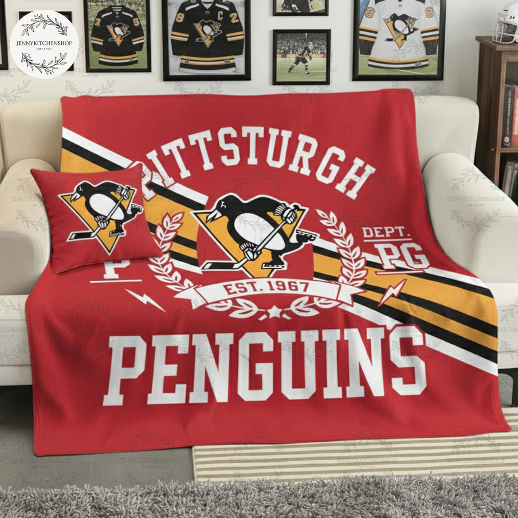 Pittsburgh Penguins 2025 New Edition Fleece Blanket