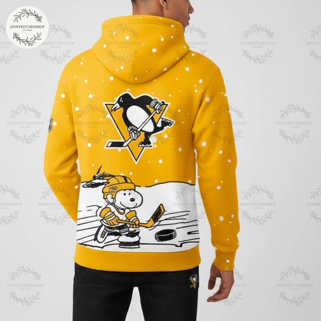 Pittsburgh Penguins New Peanuts 2025 Hoodie Pittsburgh Penguins New Peanuts 2025 Hoodie