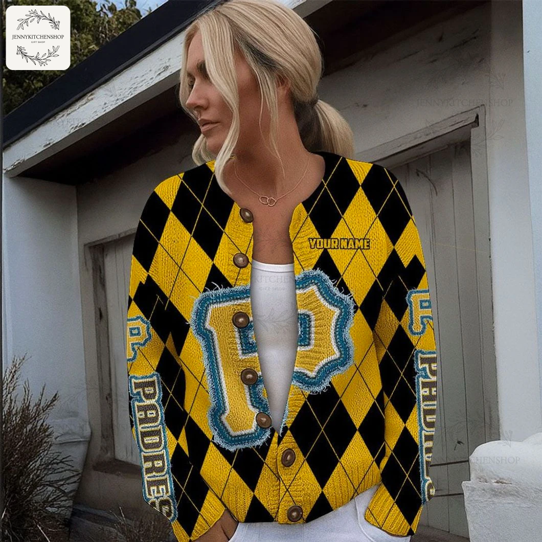 Pittsburgh Pirates For Girt Cardigan Sweater Pittsburgh Pirates For Girt Cardigan Sweater