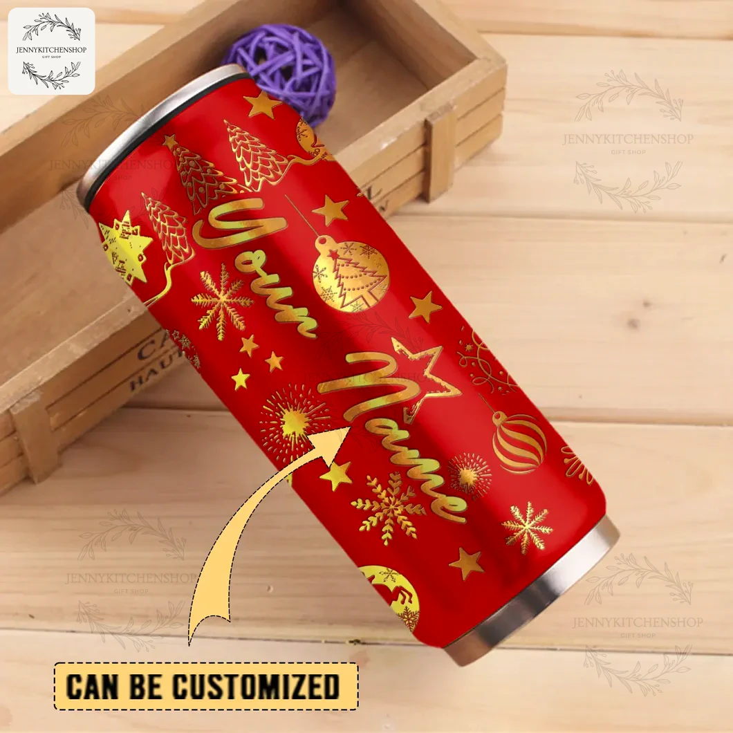 San Francisco 49ers X Christmas Can Shaped Tumbler Gifts For Fan 3