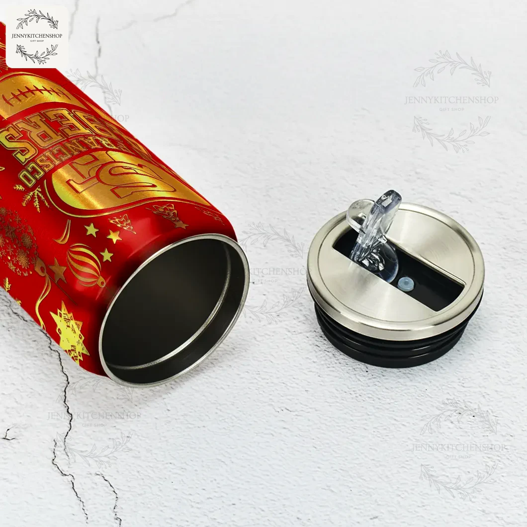 San Francisco 49ers X Christmas Can Shaped Tumbler Gifts For Fan 4