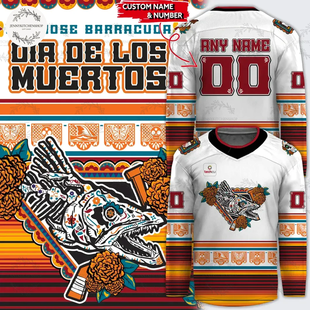 San Jose Barracuda Día De Los Muertos 2025 Jersey