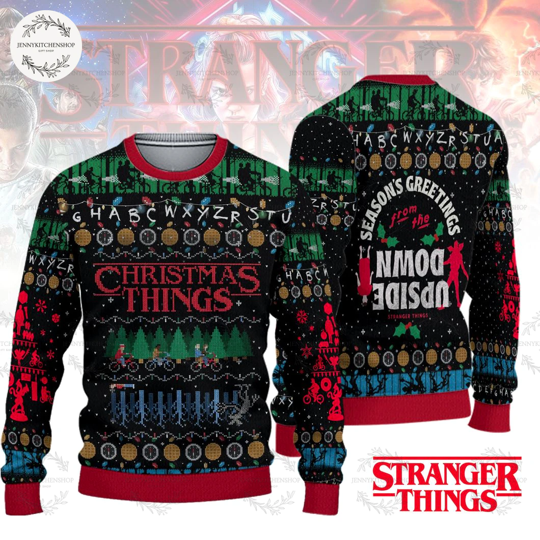 Stranger Things Christmas Ugly Sweater