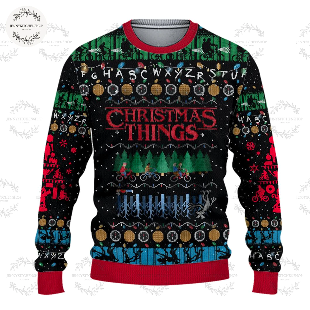 Stranger Things Christmas Ugly Sweater