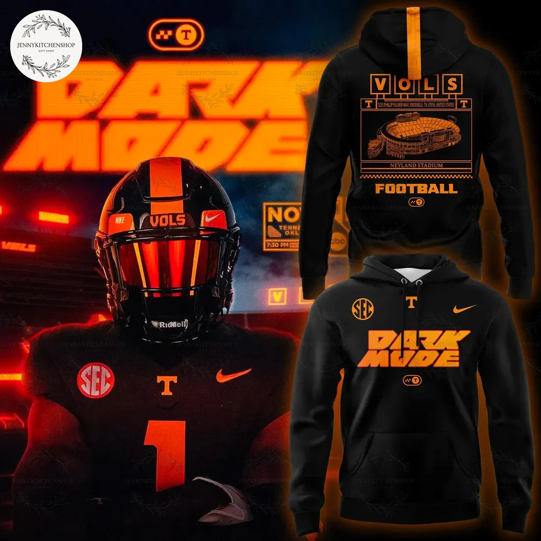 Tennessee Football Dark Mode 2025 Limited Hoodie