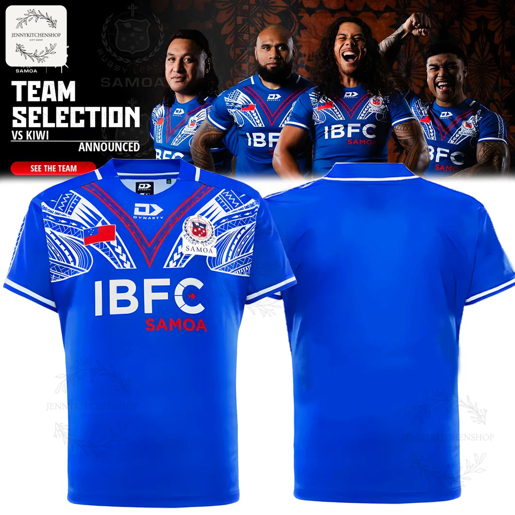 Toa Samoa Rugby League 2025 Jersey Toa Samoa Rugby League 2025 Jersey