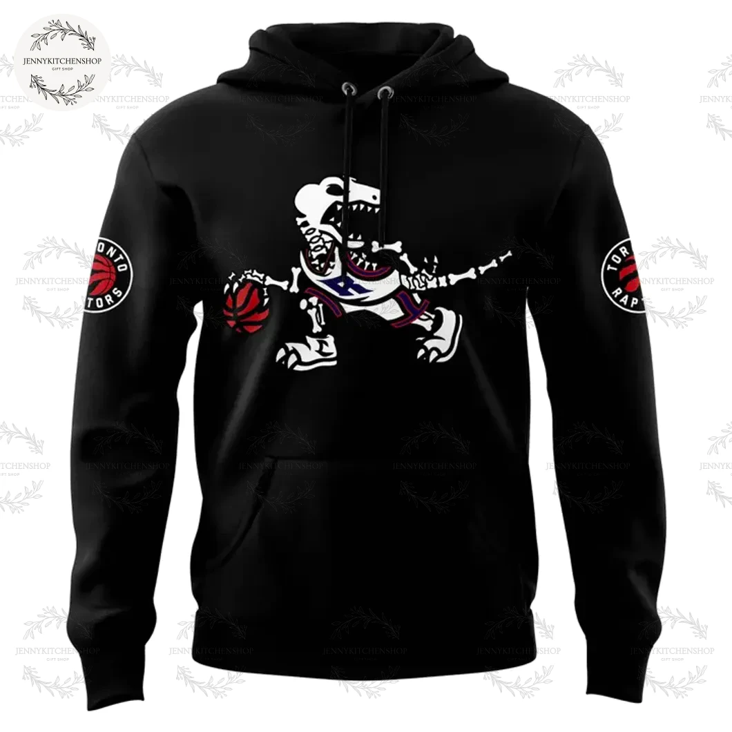 Toronto Raptors Glow Up Halloween Hoodie