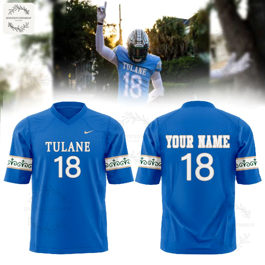Tulane Football Our First City Edition Uniform 2025 Jersey