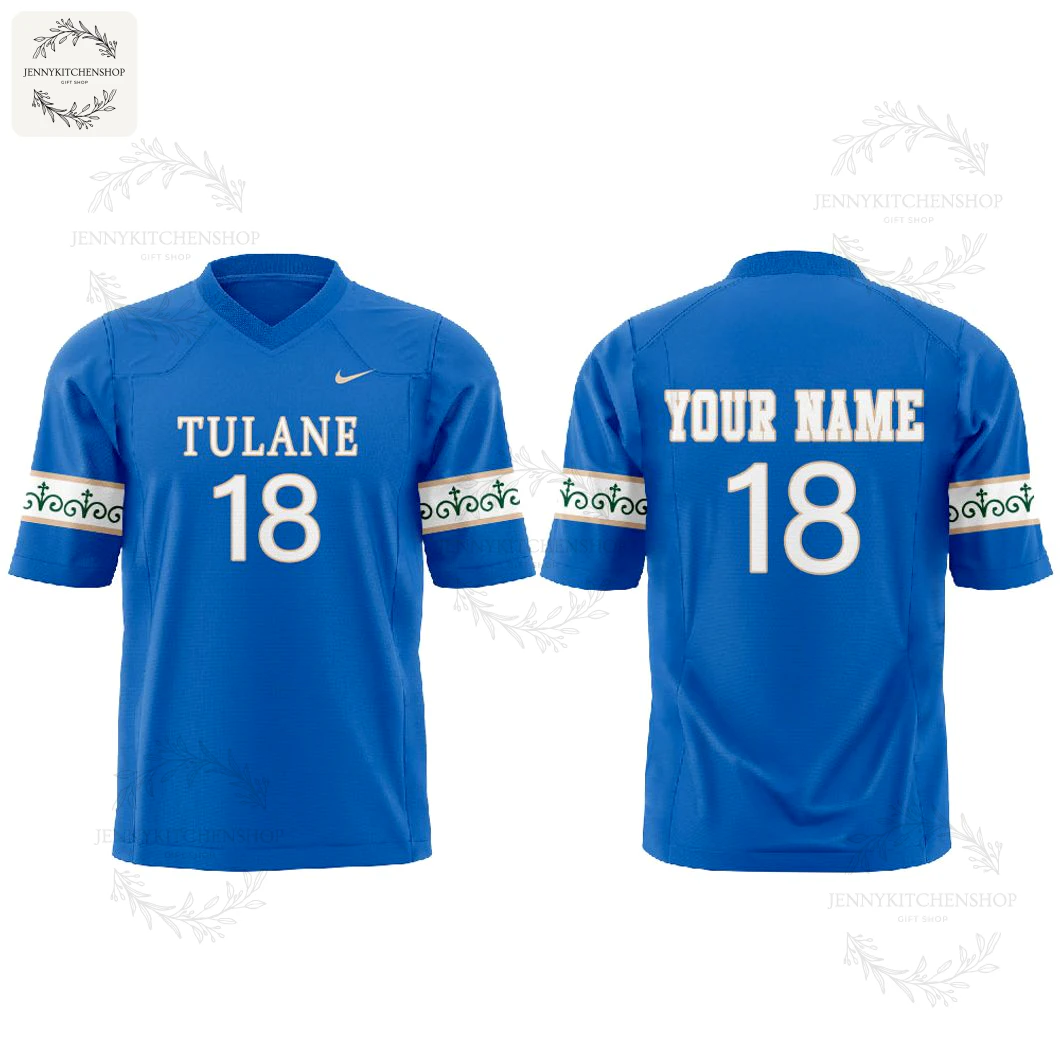 Tulane Football Our First City Edition Uniform 2025 Jersey Tulane Football Our First City Edition Uniform 2025 Jersey