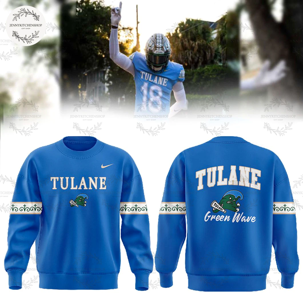 Tulane Football Our First City Edition Uniform 2025 Sweater Tulane Football Our First City Edition Uniform 2025 Sweater
