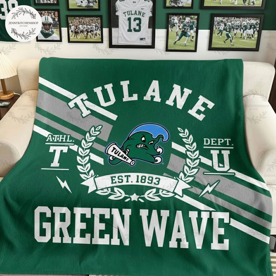Tulane Green Wave Football Special 2025 City Fleece Blanket Tulane Green Wave Football Special 2025 City Fleece Blanket