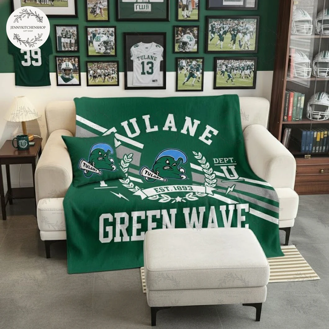 Tulane Green Wave Football Special 2025 City Fleece Blanket Tulane Green Wave Football Special 2025 City Fleece Blanket