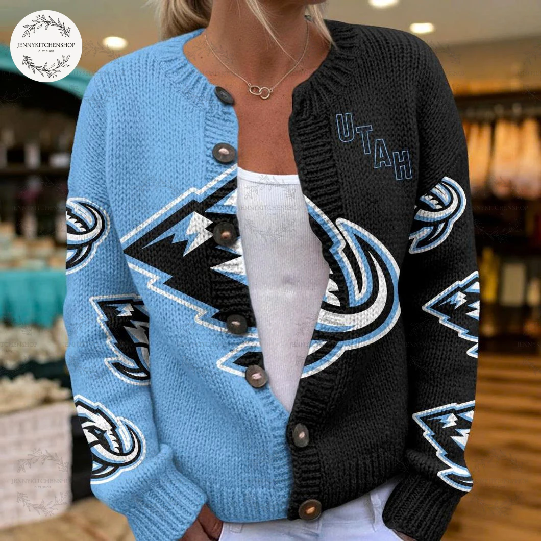Utah Mammoth Edition Knitted Cardigan