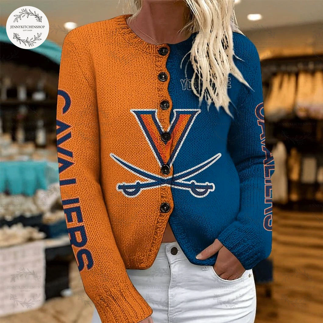 Virginia Cavaliers New Edition Cardigan Sweater