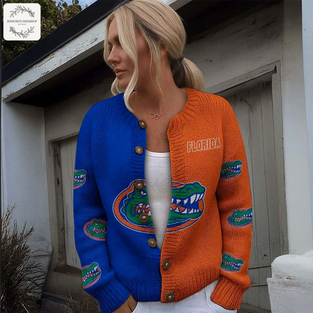 Women's Florida Gators New Cardigan Sweater Women's Florida Gators New Cardigan Sweater