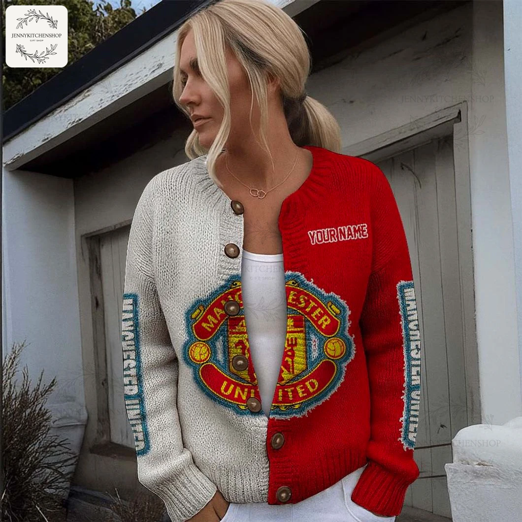 Women's Manchester United Limited Cardigan Sweater Women's Manchester United Limited Cardigan Sweater