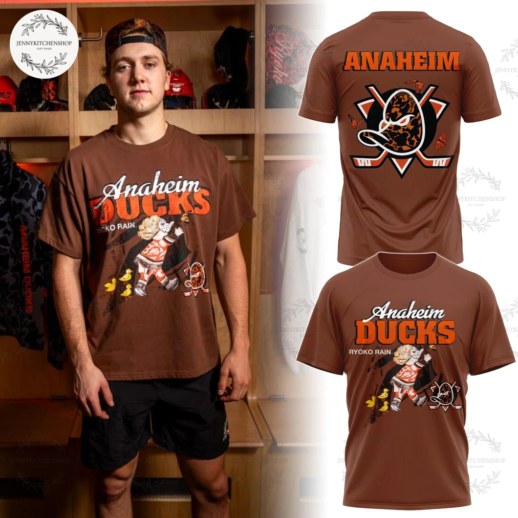 Anaheim Ducks 2025 Ryoko Rain T-Shirt