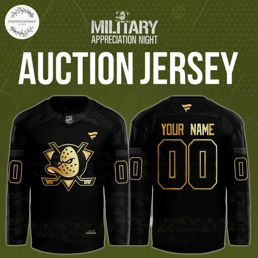 Anaheim Ducks Military Night Special 2025 Jersey